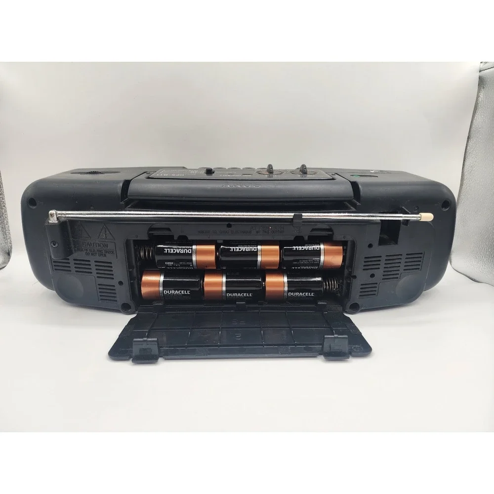Sony Radio Cassette Corder Boombox AM/FM Dual Cone Speakers Black